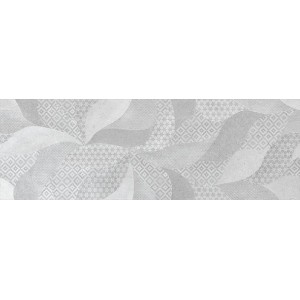 Плитка Сидней 1Д светло-серый 25х75 керамин