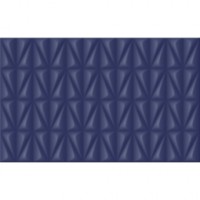 Плитка настенная Конфетти синий низ 02 25х40