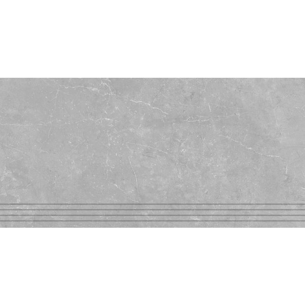 Ступень Скальд 1 светло-серый 29,5х60 керамин