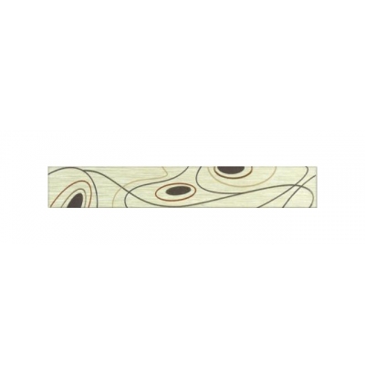 Бордюр Сакура коричневый 1 6.2x40 см 